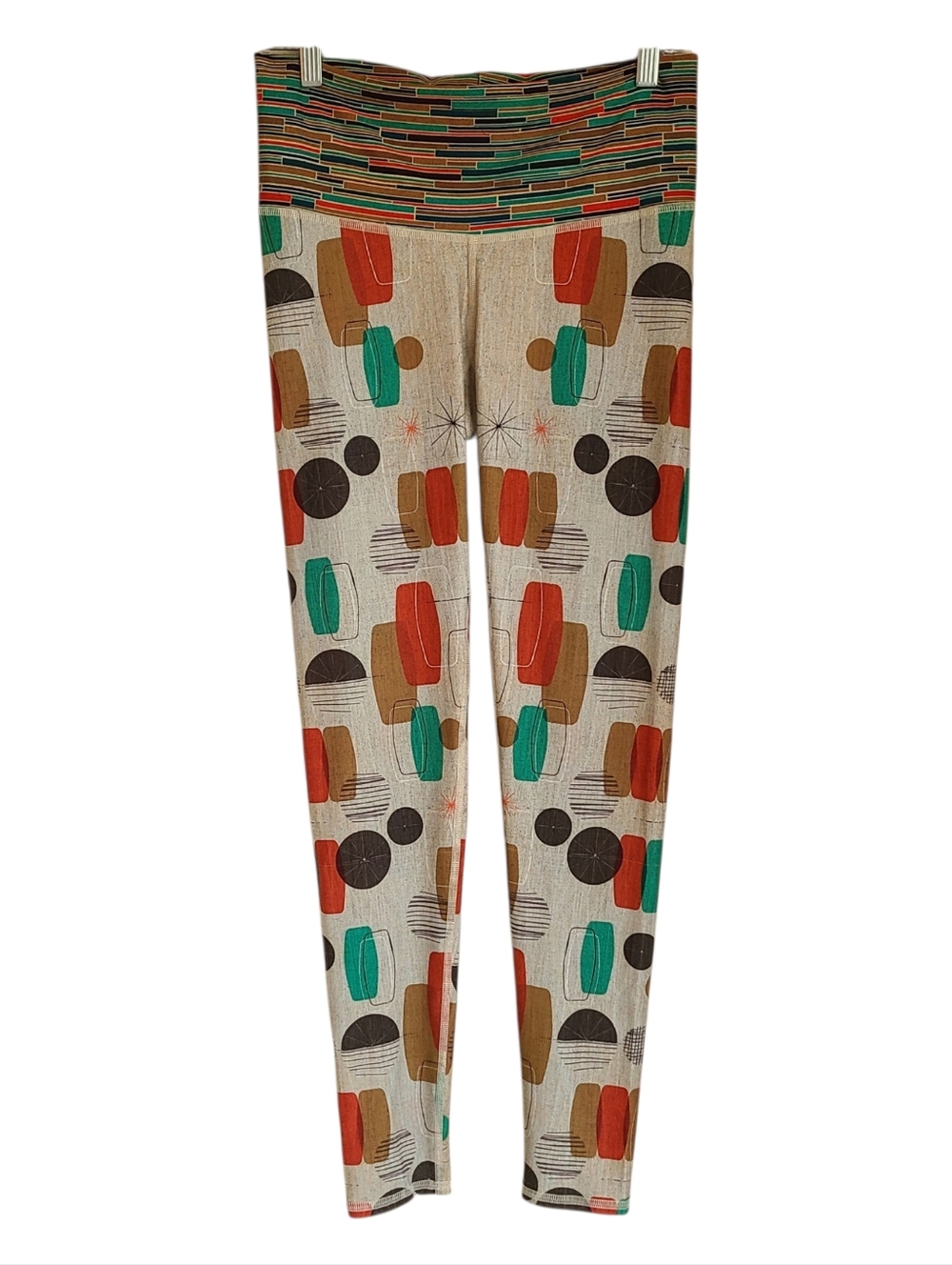 RARE PRINT! niyama sol mcm print leggings womens made in california size L